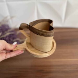 Rustic Wooden Camping Cup – Handcrafted Suitable for Both Cold & Hot Drink