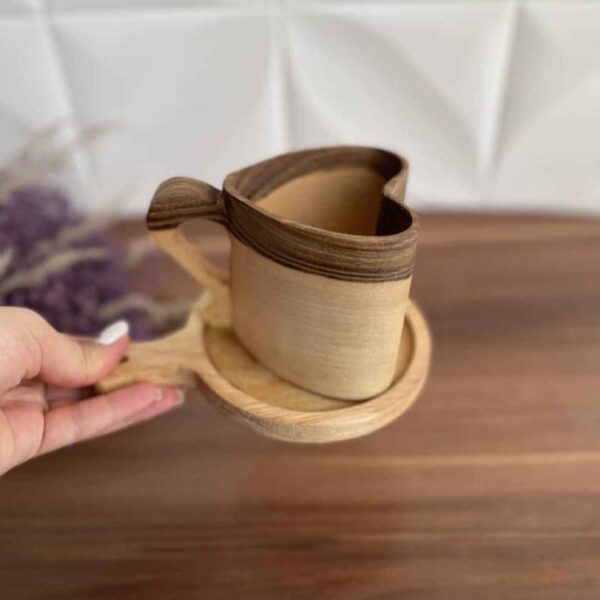Rustic Wooden Camping Cup - Handcrafted Suitable for Both Cold & Hot Drink