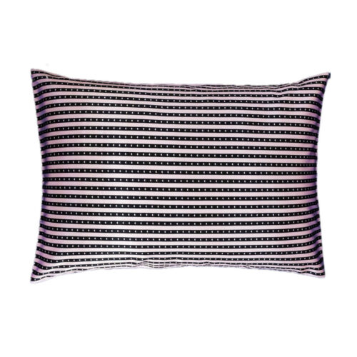 Silk Satin Pillowcase – Stripes and with Heart Design (Pack of 2)