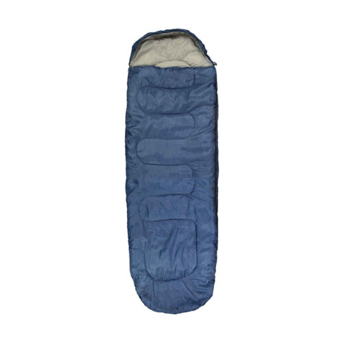 Single Person Sleeping Bag – Perfect for Camping, Comfort & Warmth in Navy Blue