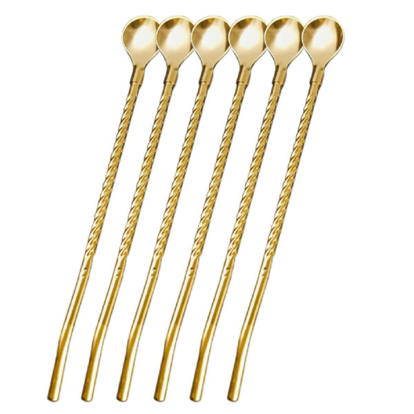 Stainless Steel Bar Spoon - Suitable for Syrup Chic & Lux Pack of 7