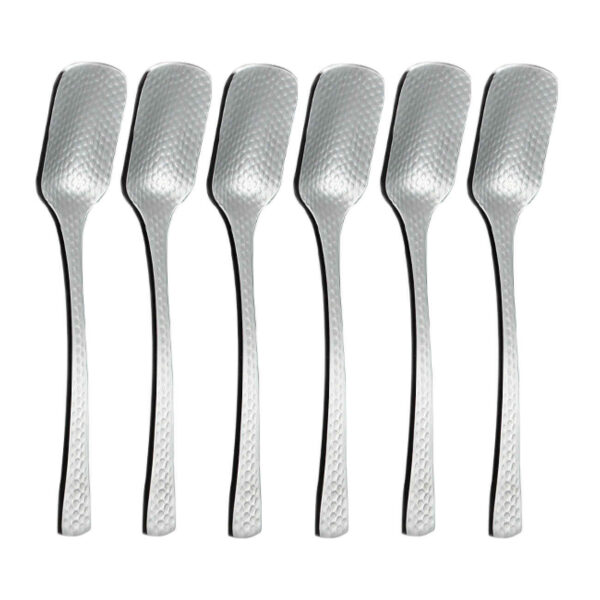 Stainless steel Ice Cream Spoon Set - for an Elevated Dessert Experience (6 Pieces)