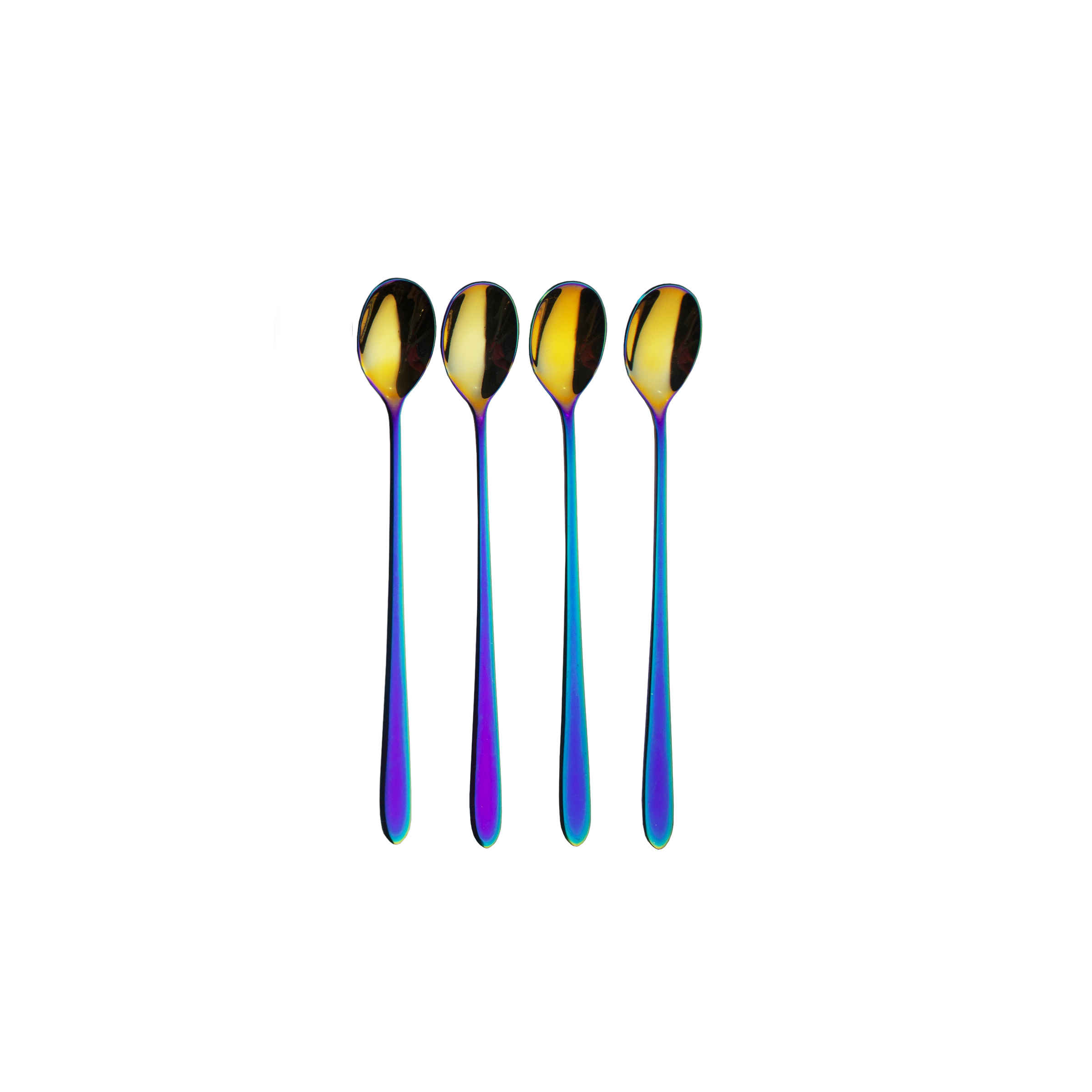 Steel Bar Spoon Perfect for Crafting Smooth, Mixing Drink Pack of 6