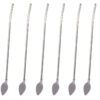Steel Bar Spoon Perfect for Crafting Smooth, Well-Mixed Drink Pack of 6