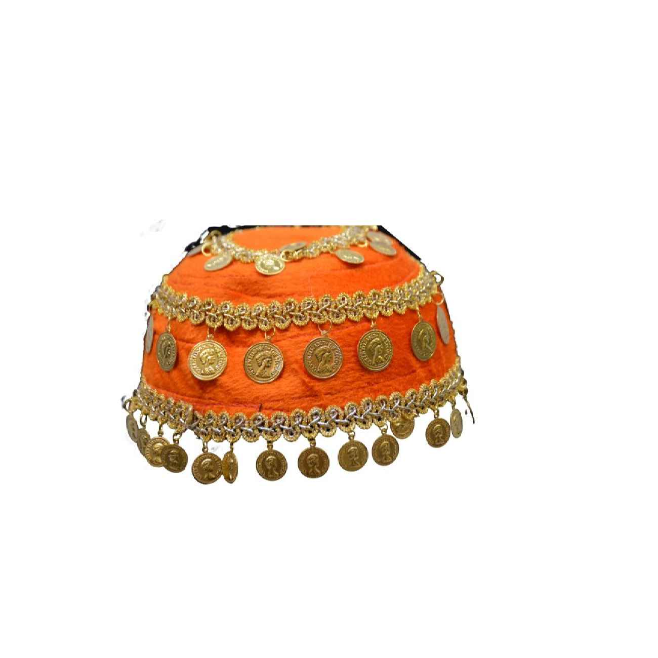 Traditional Kurdish Ethnic Hat - Unique Cultural Symbol with Coin Design
