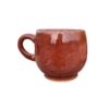 Traditional Persian Pottery Teacup with Handle Suitable for Tea & Coffee in Brown