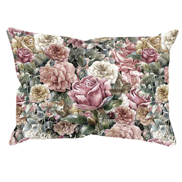 Vintage Floral Pillowcase - Soft & Stylish, Double-Sided Cotton