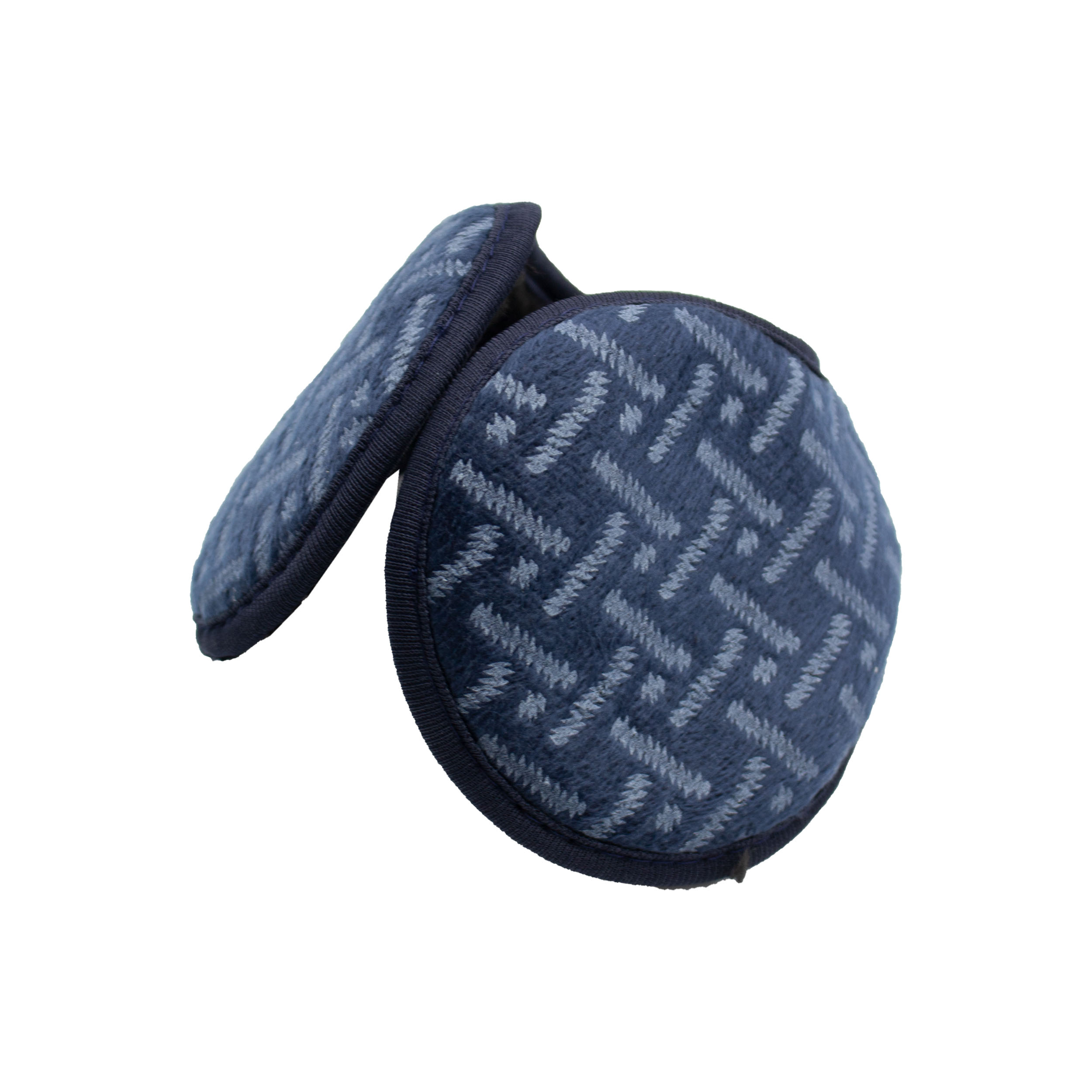 Winter Earmuffs – Lightweight in Geometric Design in Black