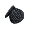 Winter Earmuffs – Lightweight in Geometric Design in Black