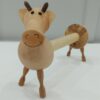 Wooden Cow Paper Roll Towel Holder – Decorative & Functional