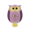 Wooden Nursery Wall Clock - Ideal for Children’s Room with Owl Design