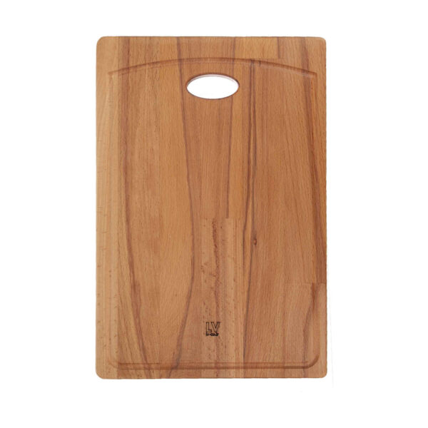 Bamboo Wooden Serving & Cutting Board – Sturdy Wood Board for Serving Meat Cuts and Roasts