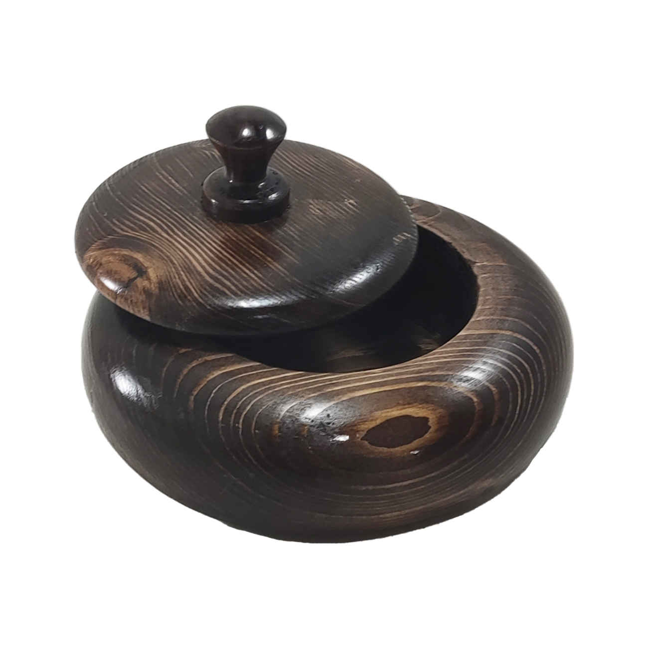 Wooden Sugar Bowl – Blend of Functionality and Rustic Charm