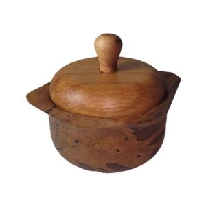 Wooden Sugar Bowl – Crafted with Care to Add a Natural Touch to Your Space