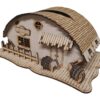 Wooden Tissue Box Cover in Cottage Design Elegant & Durable Accessory