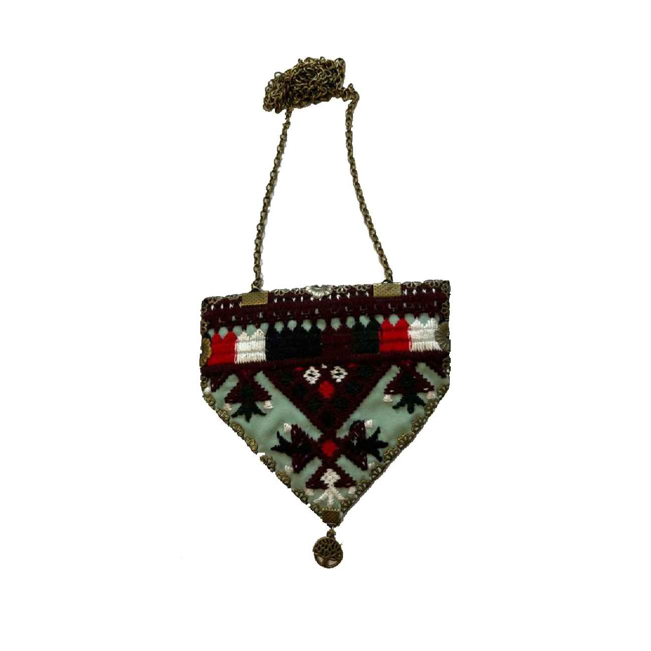 Iranian Embroidered Necklace - A Unique Blend of Artistry and Elegance