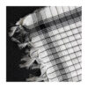 Arabic Keffiyeh Shemagh Scarf - Checkered In Cotton & Silk