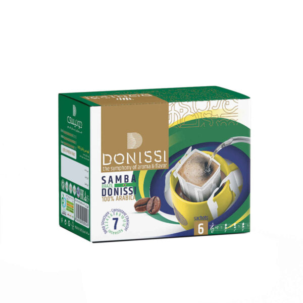 100% Arabica Drip Coffee with Sweet Aroma and Creamy Body | Samba Donisi (Pack of 6)