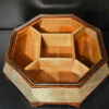 Artisan Wooden Khatam Kari Candy Bowl - Perfect for Gifting & Entertaining
