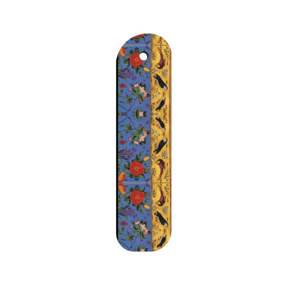 Artistic Persian Inspired Wooden Bookmark - in Birds & Flowers Design (Set of 2)