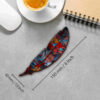 Artistic Persian Inspired Wooden Bookmark with Floral Design - Set of 2