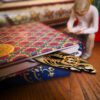 Artistic Persian Inspired Wooden Bookmark with Floral Design - Set of 2