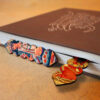 Artistic Persian Inspired Wooden Bookmark with Leyli & Majnun Design - Set of 2
