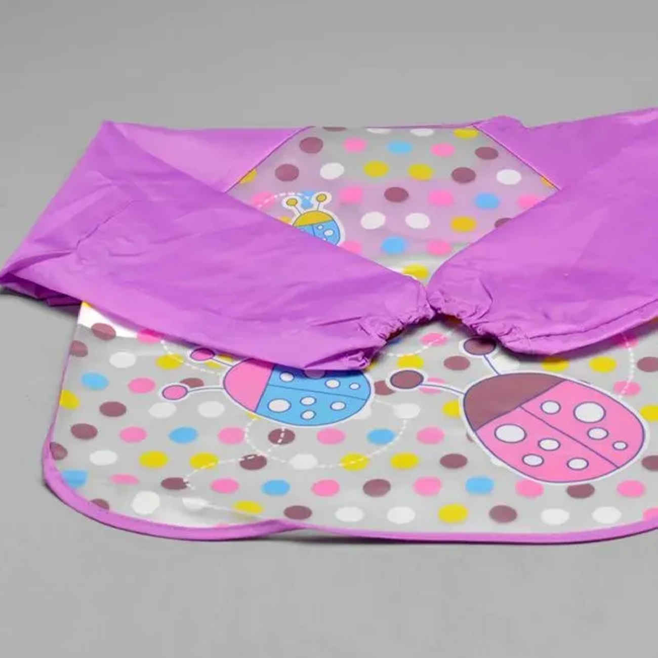Baby Bib – Can Help Keep Your Baby Dry & Comfortable with Sleeves & Ladybug Design