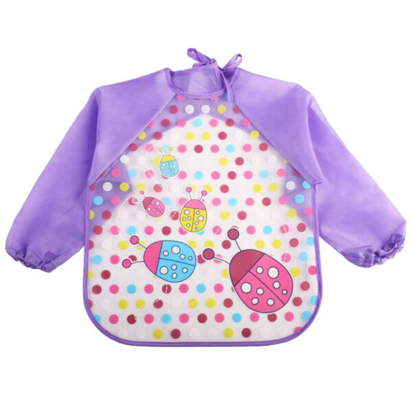 Baby Bib - Can Help Keep Your Baby Dry & Comfortable with Sleeves & Ladybug Design