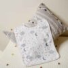 Baby Bib - Suitable for Eating, Two-Layered with Waterproof Lining Set of 3