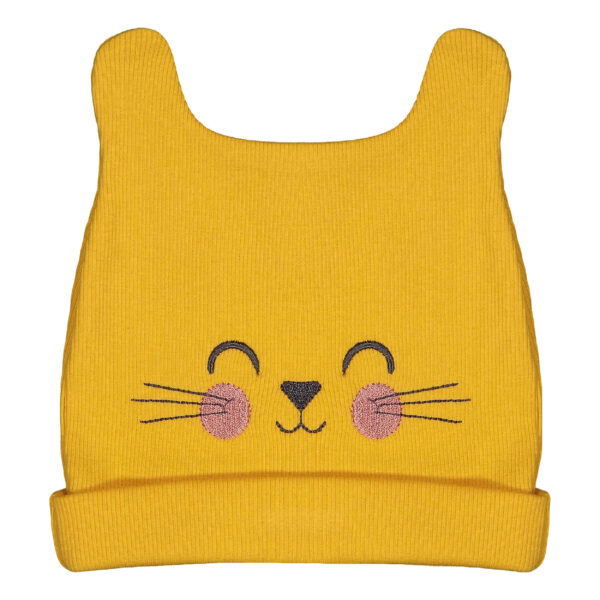 Baby Hat - Perfect for Comfort, Style & Safety with Cat Design in Orange