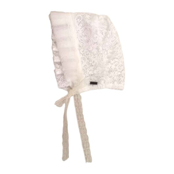 Baby Earflap Hat Princess Model - Soft, Stylish & Perfect for Outgoing in Milky