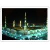 Backlight Illuminated Frame with a Religious Design of Masjid Al-Nabi