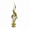Bird Decorative Figurine Statue for Modern Decor Brass Material