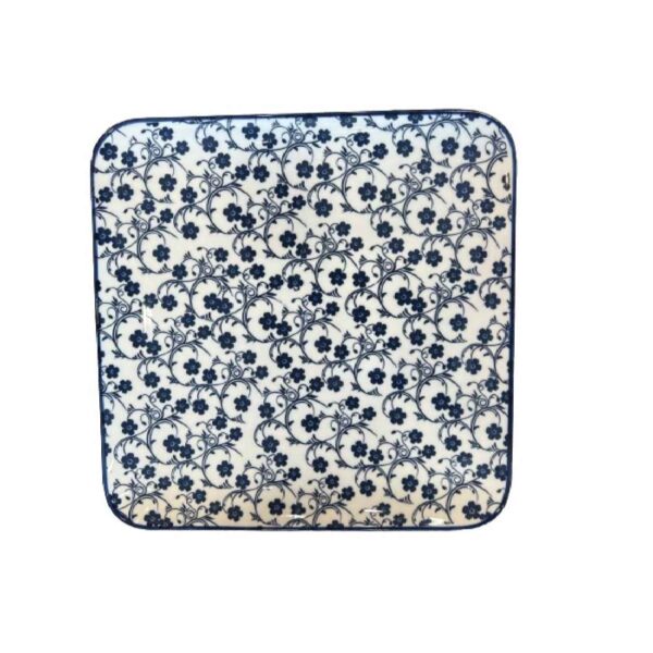 Ceramic Dinnerware Plate - Dishwasher Safe, Durable with Stunning Design | Square