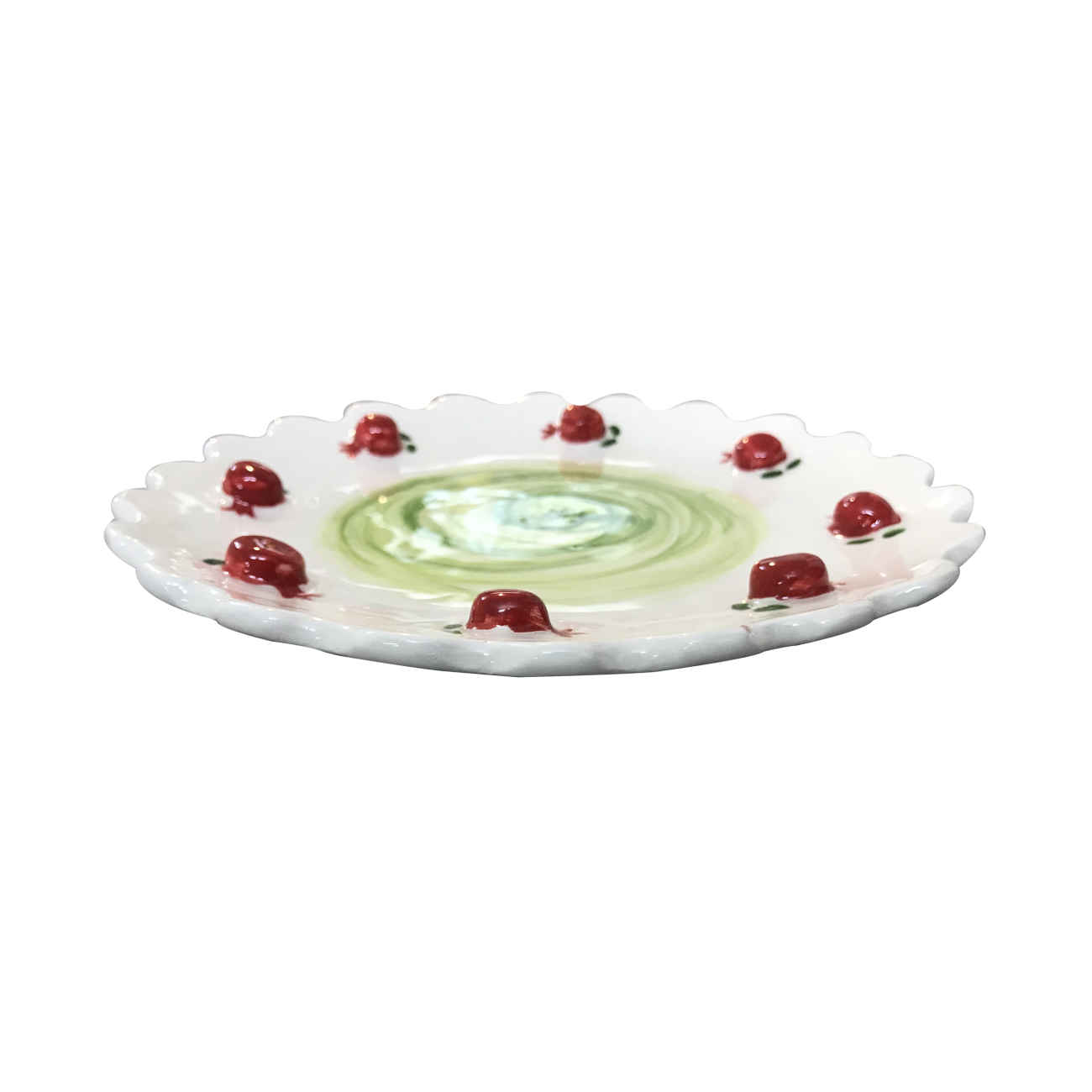 Ceramic Dinnerware Plate – Dishwasher Safe | Pomegranate Design