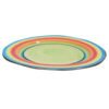 Ceramic Dinnerware Plate - Dishwasher Safe | Rainbow Model