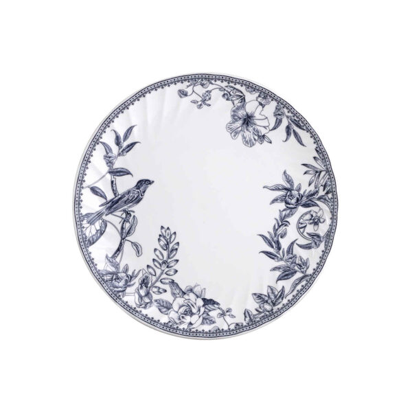 Ceramic Dinnerware Plate - Microwave and Dishwasher Safe - Durable & Stylish (Set of 6)