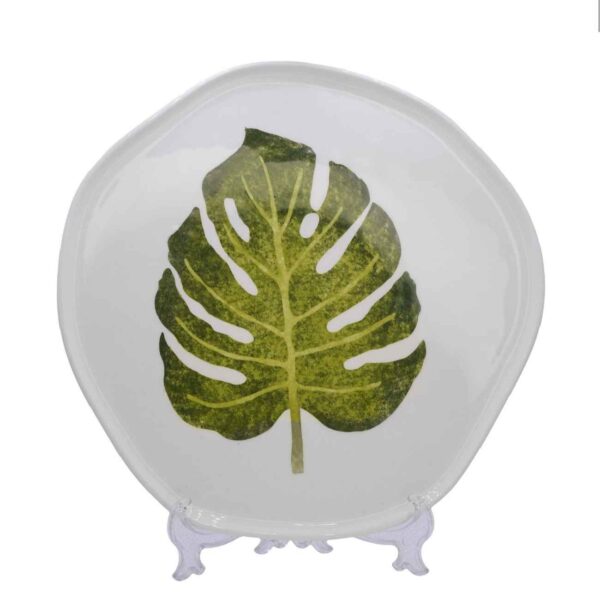 Ceramic Dinnerware Plate - Microwave and Dishwasher Safe - for Daily Use, Parties & Gift Ideas