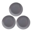 Ceramic Dinnerware Plate - Perfect for Everyday Occasions and Dishwasher Safe (Set of 3)