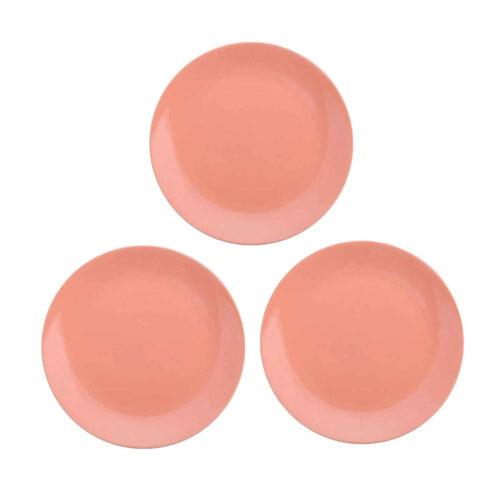 Ceramic Dinnerware Plate – Perfect for Everyday Occasions and Dishwasher Safe (Set of 3)