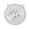 Ceramic Dinnerware Plate for Kids - Dishwasher Safe with Cat Design