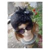 Women's Turban in Velvet Fabric - Elegance Perfectly Design with Lace & Flower