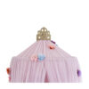 Chiffon Bed Canopy with Delicate Floral Design for a Romantic Bedroom Upgrade