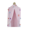 Chiffon Bed Canopy with Delicate Floral Design for a Romantic Bedroom Upgrade