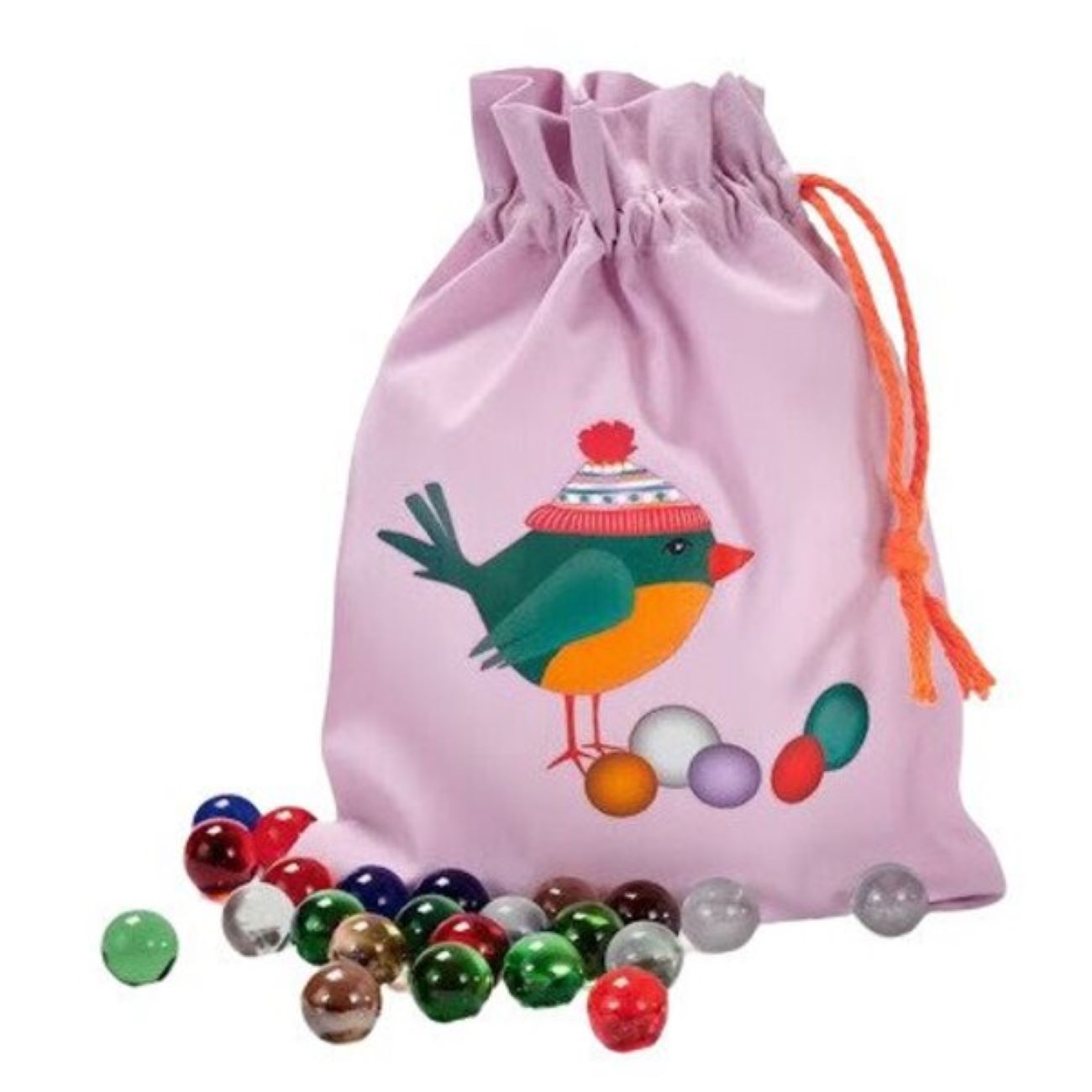 Classic Glass Marbles – Nostalgic Iranian Toy 60 Pcs in a Pack Different Color
