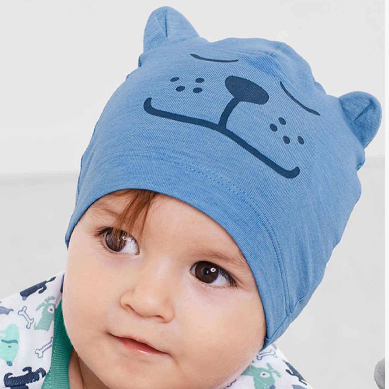 Baby Hat – Suitable for Autumn and Spring (0 to 6 Months) | Pack of 2