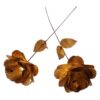 Decorative Persian Copper Rose Flower – Handcrafted Ideal for Gifts & Home Decor (x10)