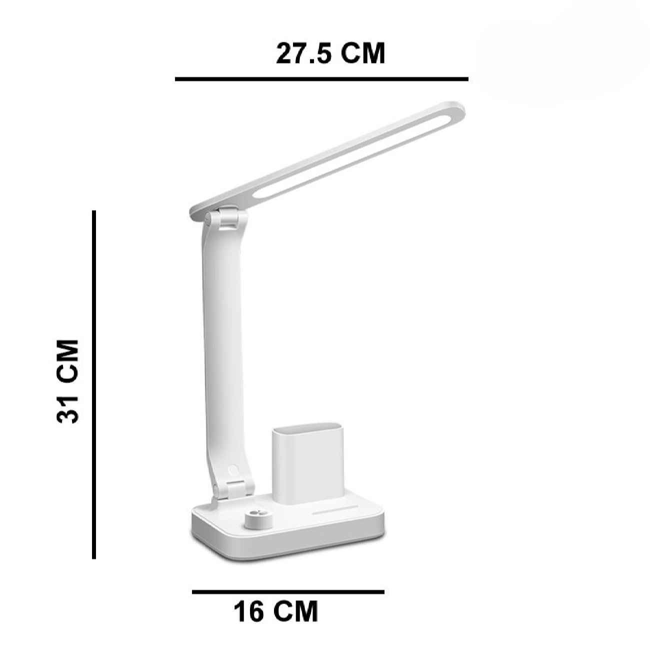 Desk Lamp With Organizer – Light, Storage Perfect for Your Office or Study