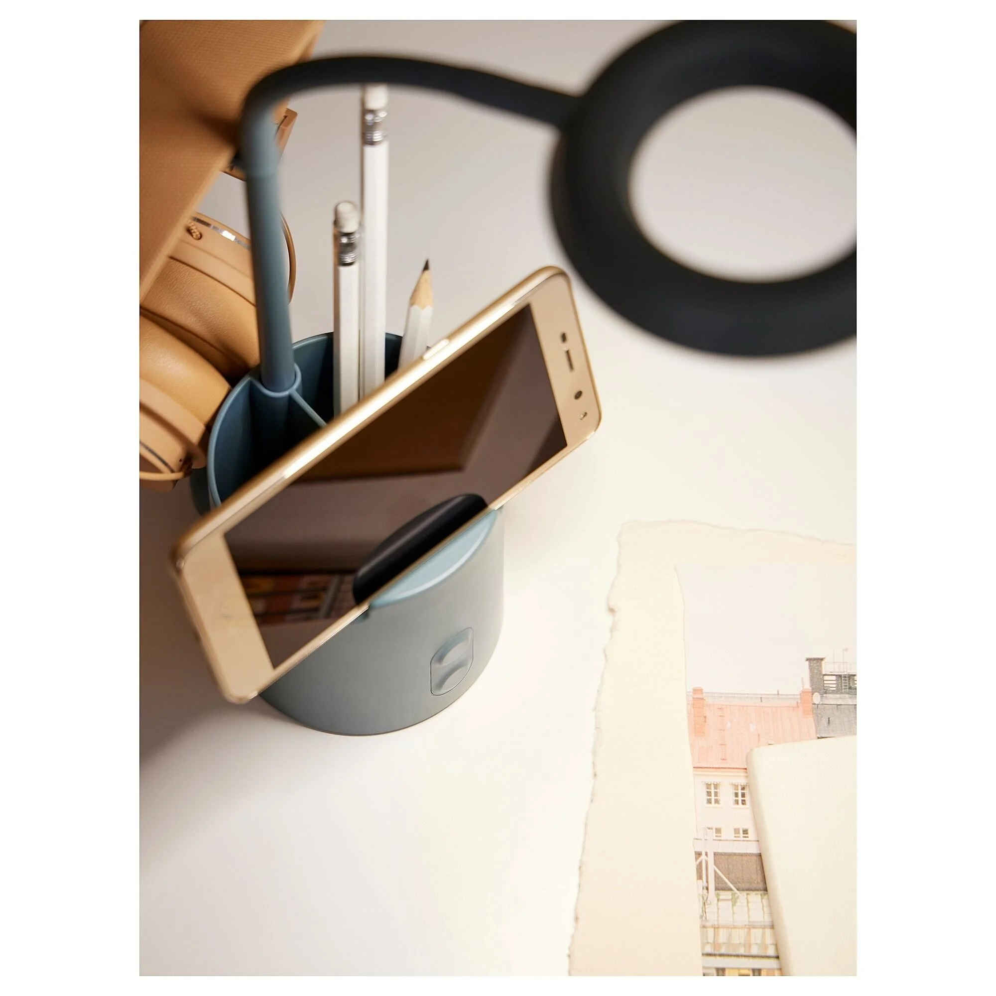 Desk Lamp With Organizer – Light, Storage & Style Combined for Any Workspace